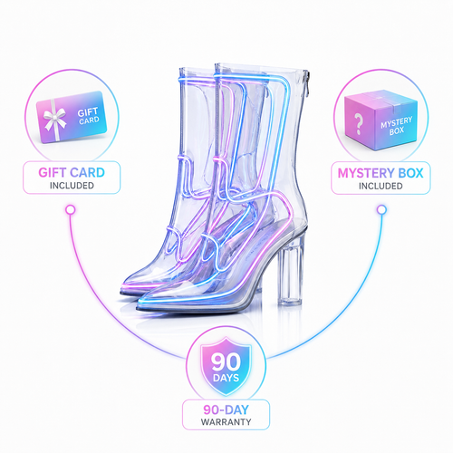GlowStep | Party boots that glow in the dark