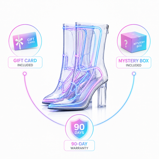 GlowStep | Party boots that glow in the dark